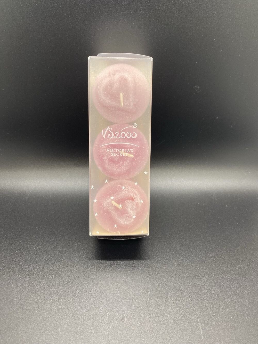 Vtg Victoria Secret VS2000 Zodiac Votive Candle Set- Libra Y2K 3 Votives New
